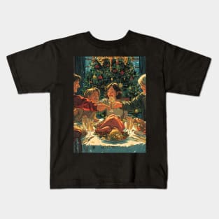 Explore Creative Joy: Holiday Art, Christmas Paintings and Unique Designs for the Season Kids T-Shirt